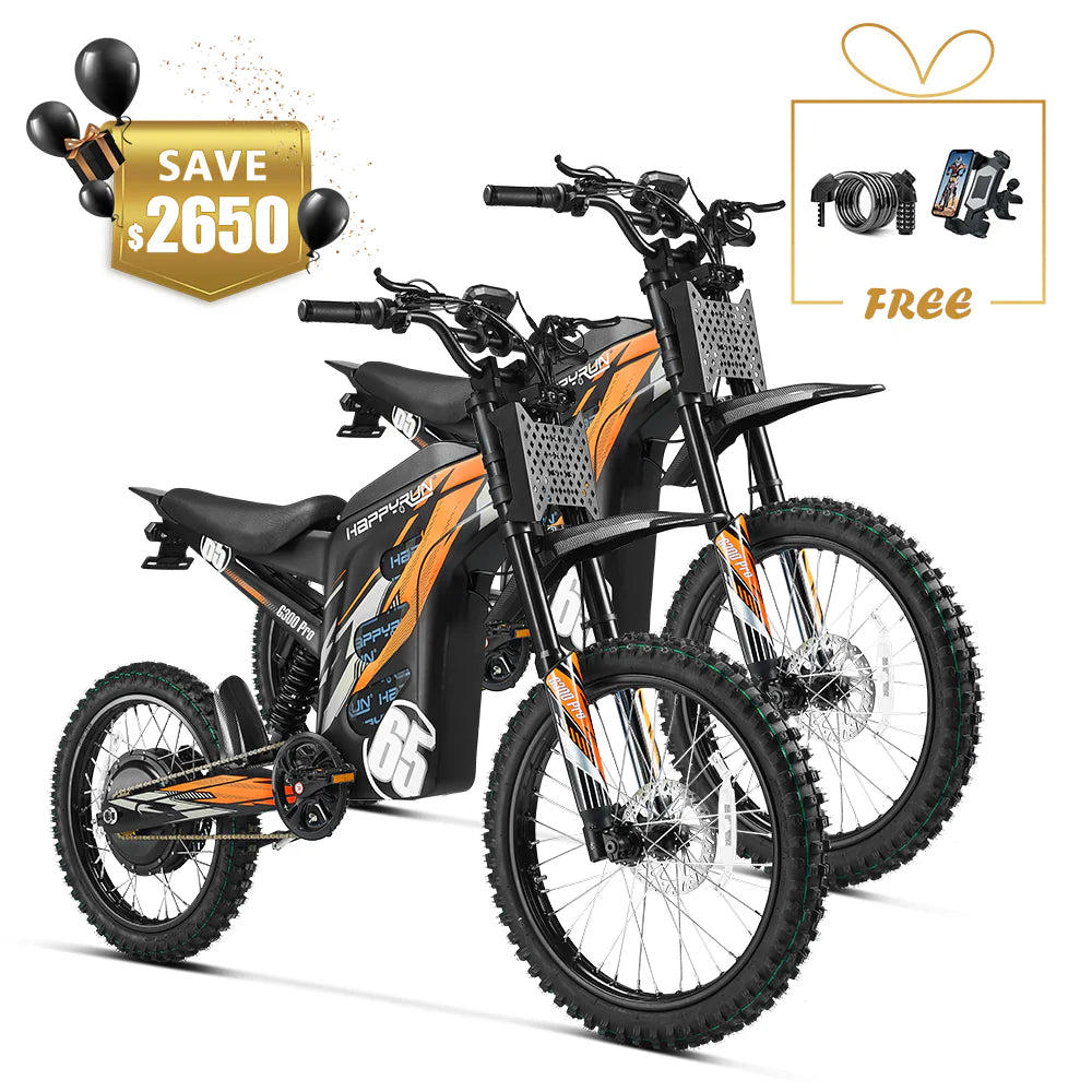 HappyRunSports Combo Sale Dirt Bike G300 Pro