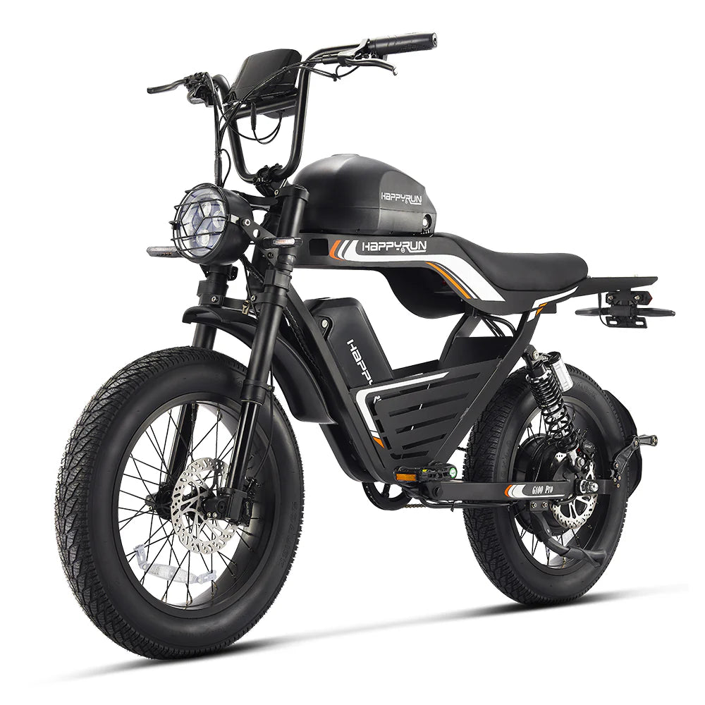 HappyRunSports G100 Pro 6000W Electric Bike Dual Battery
