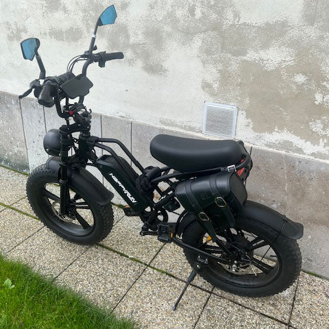 HappyRunSports Waterproof Saddle Bags with Lock for Electric Bikes for Tank G50