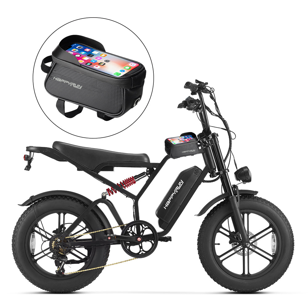 HappyRunSports E-bike Phone Mount Bags HappyRun