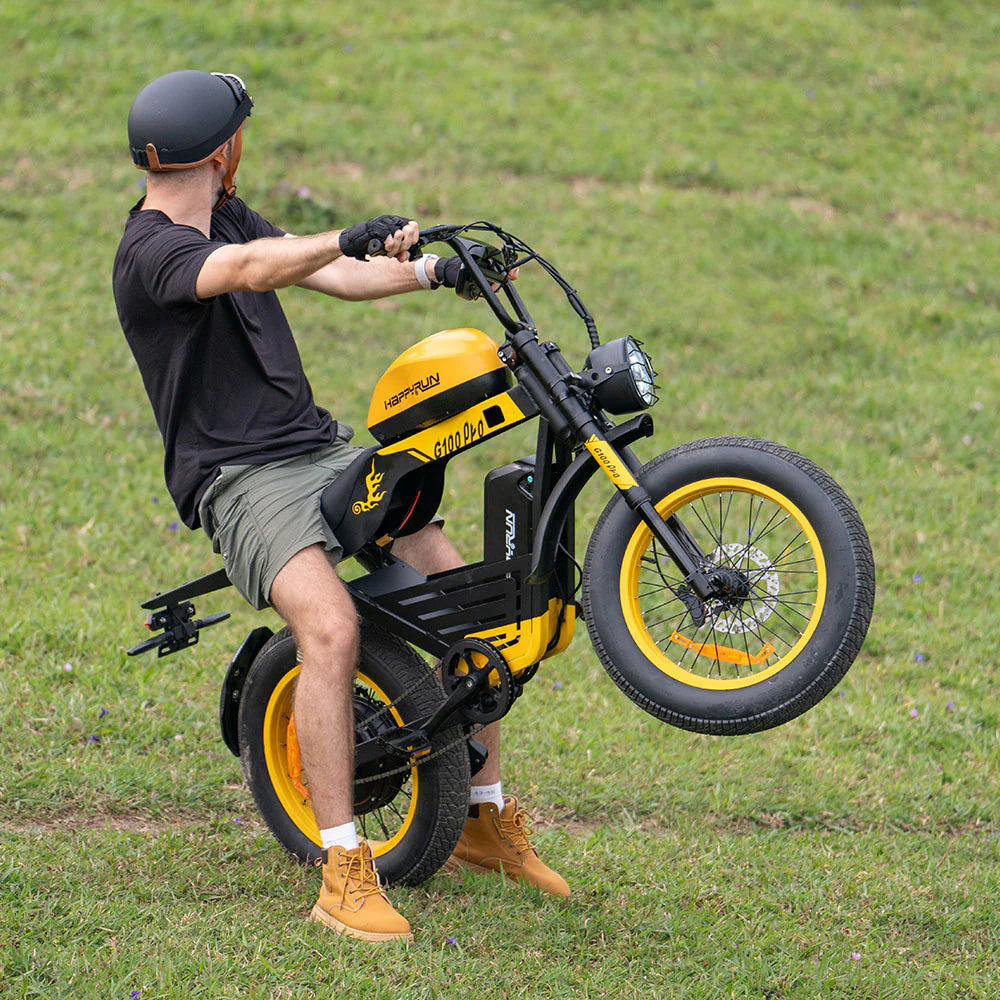 HappyRunSports G100 Pro 6000W Electric Bike Dual Battery